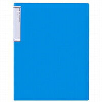 リヒトラブ クリヤーブック（スリムタイプ） A4 10P 青 N7110-8（10セット）