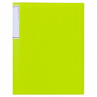 リヒトラブ クリヤーブック（スリムタイプ） A4 20P 黄緑 N7111-6（10セット）