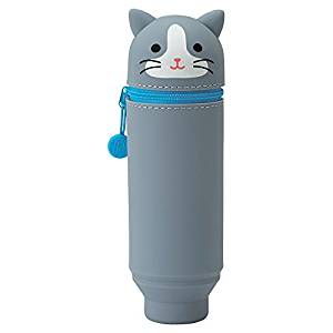 リヒトラブ SMART FIT PuniLabo スタンドペンケース ハチワレネコ A-7712-4（10セット）