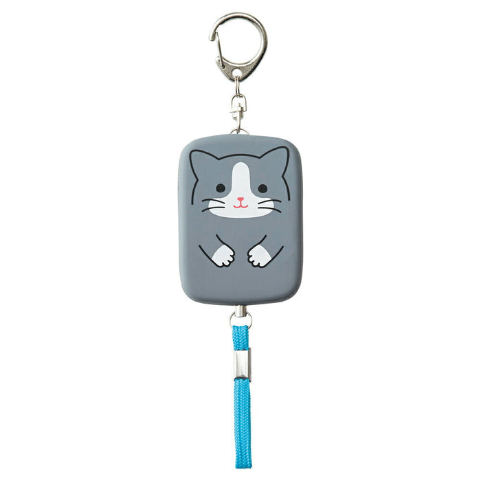 A-7718-4 スマートフィット プニラボ 防犯ブザー 4ハチワレネコ A-7718-4 リヒトラブ 4903419911188（10セット）