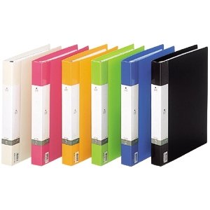 リヒトラブ クリヤーブック交換式 A4 G3802-3 赤（10セット）