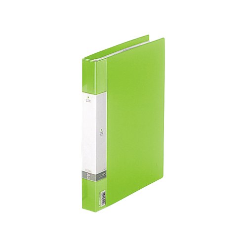 リヒトラブ クリヤーブック交換式 G3802-6 A4 黄緑（10セット）