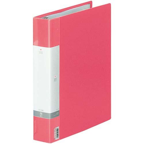 リヒトラブ クリヤーブック交換式 G3803-3 A4 赤（10セット）