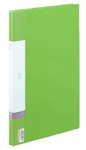 リヒトラブ クリヤーブック サイドベンツ G3401-6 A4/A3 黄緑（10セット）
