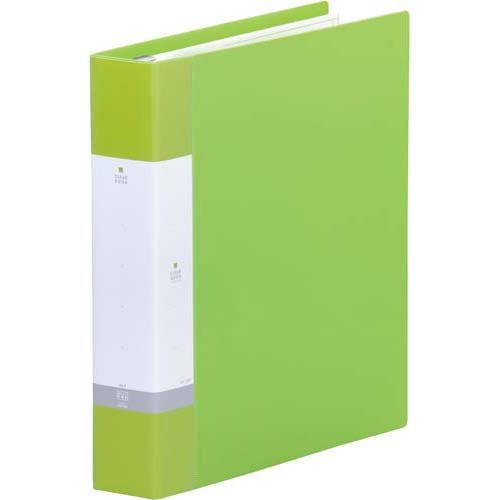 リヒトラブ クリヤーブック交換式 G3806-6 A4 黄緑（10セット）