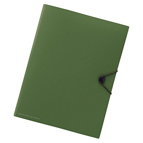 リヒトラブ キャリングポケット F7528-22 A4 オリーブ（10セット）