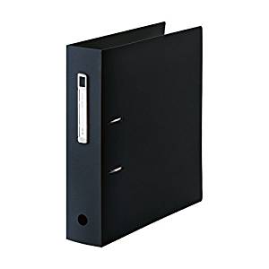 リヒトラブ AZファイル noie-style A4 2穴 ブラック F7687-24（10セット）
