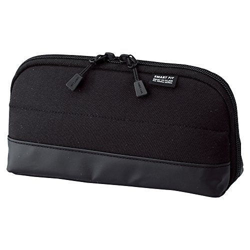 リヒトラブ ワイドオープンペンケース スマートフィット アクタクト ブラック A7688-24（10セット）