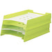 リヒトラブ マルチレタートレー A7300-6 A4 黄緑（10セット）