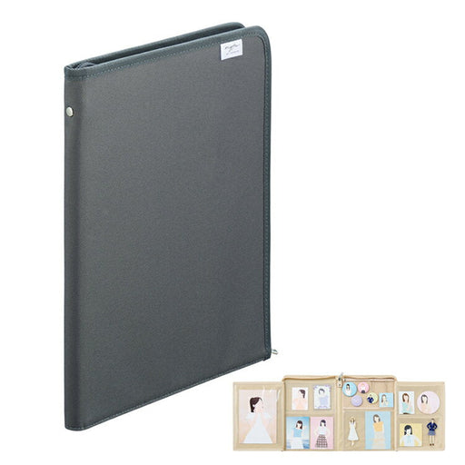 リヒトラブ コレクシヨンスタンド　Ａ５　ブラツク A-3303-24　4903419847166（10セット）