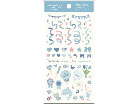 リヒトラブ デコレーシヨンシール　パウダーブルー Y-3000-14　4903419921552（10セット）