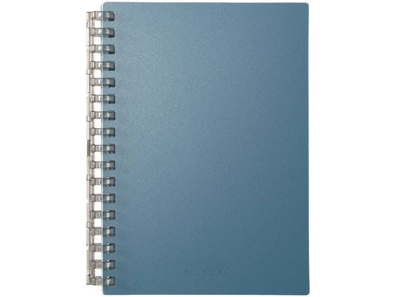 リヒトラブ オープンリングノートＡ６Ｓブルー N-2671-11　4903419360146（10セット）