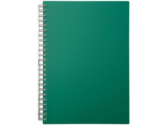 リヒトラブ オープンリングノートＡ５Ｄグリーン N-2673-7　4903419360191（10セット）