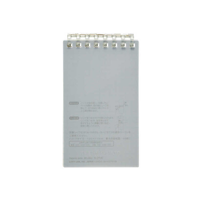 リヒトラブ オープンリングノートメモブラツク N-2720-24　4903419360429（10セット）
