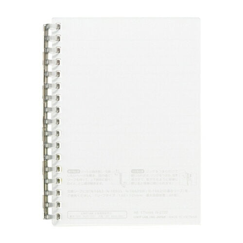 リヒトラブ オープンリングノートＡ６クリヤー N-2722-1　4903419360481（10セット）