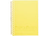 リヒトラブ オープンリングノートＡ６イエロー N-2722-5　4903419360498