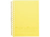 リヒトラブ オープンリングノートＡ６イエロー N-2722-5　4903419360498（10セット）
