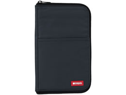 リヒトラブ ペンケース（フラツト）ワイド　クロ　 A-7653-24（10セット）