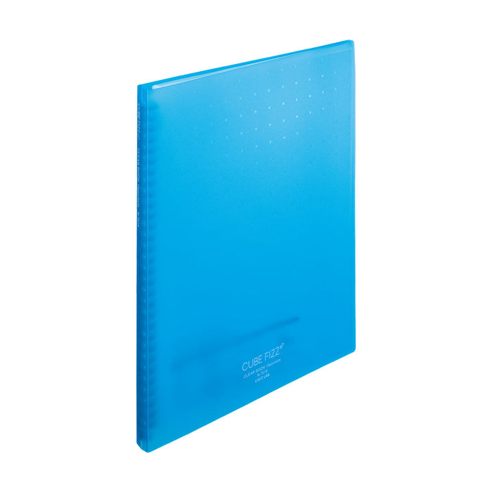 CUBE FIZZ キューブフィッツ クリヤーブック＜ポケット交換タイプ＞ N-7015-8ブルー リヒトラブ 4903419336264（10セット）