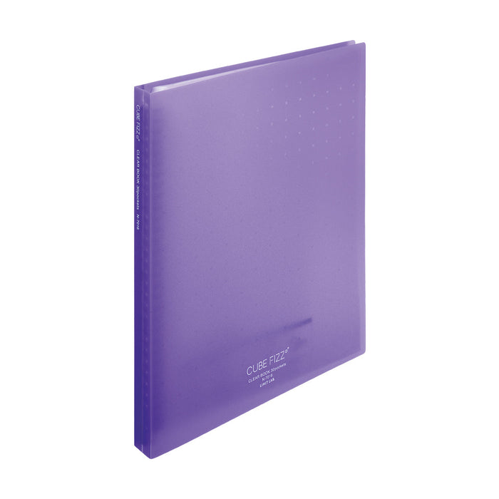 CUBE FIZZ クリヤーブック＜ポケット交換タイプ＞パープル N-7016-10 リヒトラブ 4903419336356（10セット）