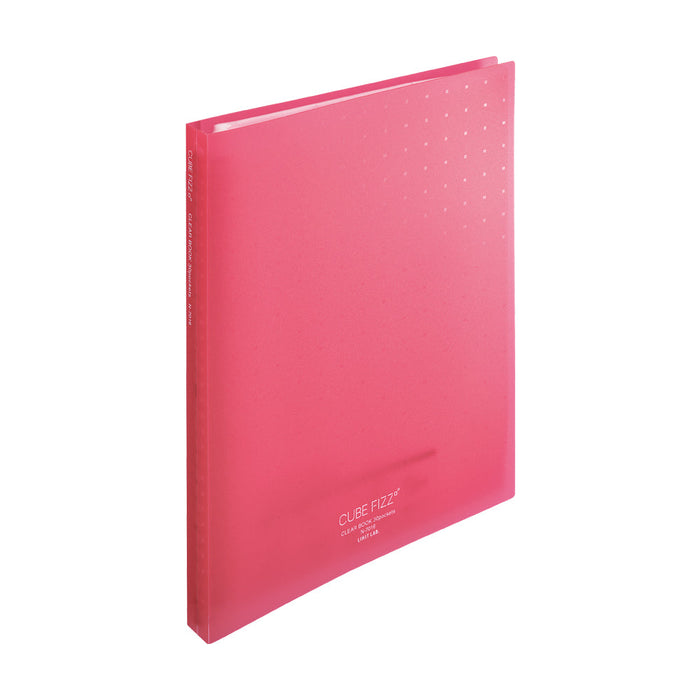 CUBE FIZZ クリヤーブック＜ポケット交換タイプ＞ピンク N-7016-12 リヒトラブ 4903419336370（10セット）