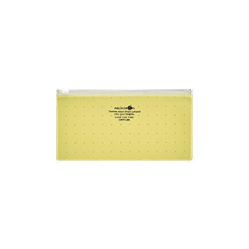 リヒトラブ アクアドロップス クリヤーケース PEN（通帳） 黄 F5301-5（10セット）