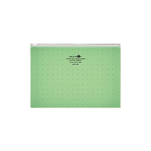 リヒトラブ アクアドロップス クリヤーケース A5 黄緑 F5302-6（10セット）