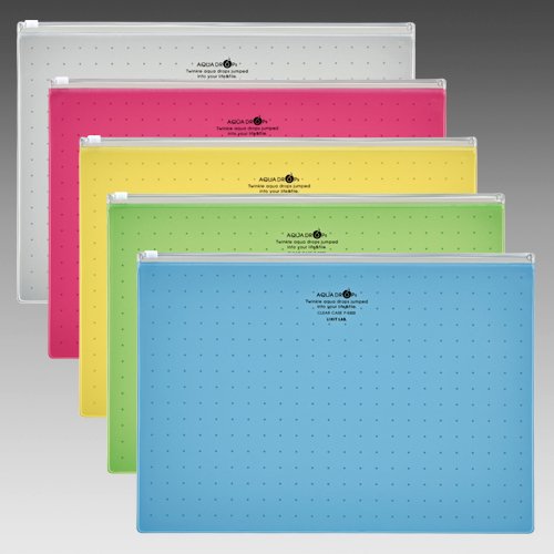リヒトラブ アクアドロップス クリヤーケース A4 乳白 F5303-1（10セット）