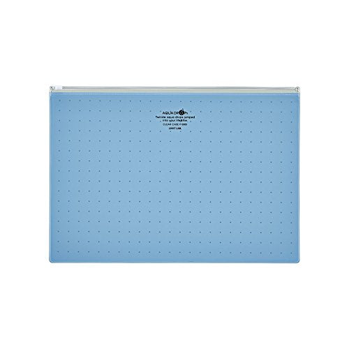 リヒトラブ アクアドロップス クリヤーケース A4 青 F5303-8（10セット）