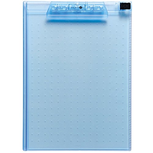 リヒトラブ クリップボード アクアドロップス A5010-8 青 A4E（10セット）