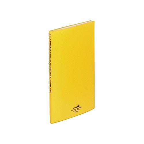 リヒトラブ アクアドロップス クリヤーブック A4 20P 黄 N5000-5（10セット）