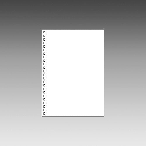 リヒトラブ ツイストリングノート専用リーフ A5 24穴 無地 1組=30枚入り N1650P（10セット）