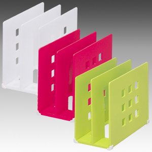 リヒトラブ 仕切りラック TEFFA A7320-1 乳白（10セット）