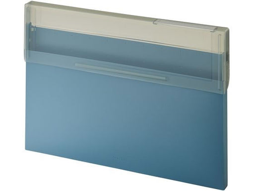 リヒトＤＭＣ コングレスケースＡ４ヨコＳブルー A-2071-11　4903419849214（10セット）