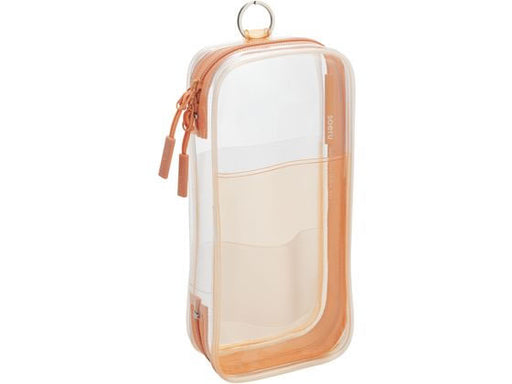 リヒト ラウンドジツプペンケースアプリコツ A-8103-21 4903419361112