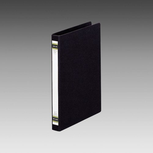 リヒトラブ スプリングファイル A4S 2穴 黒 F11（10セット）