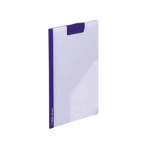 リヒトラブクリップファイル A4 片面透明 藍（10セット）