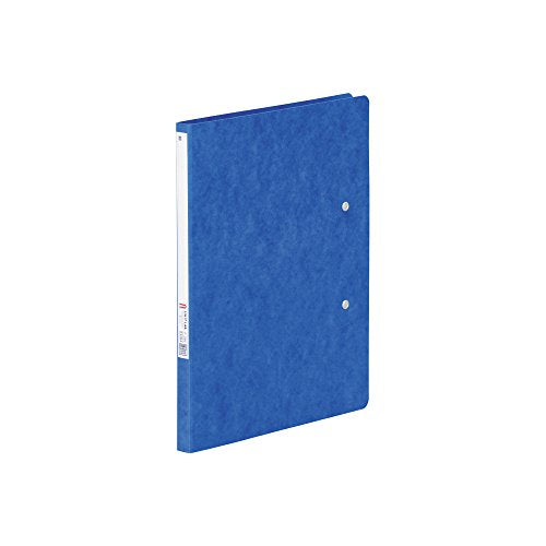 リヒトラブ パンチレスファイル B5（B4 2ツ折り） 藍 F302（10セット）