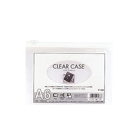 リヒトラブ クリヤーケース（ヨコ型） A6 白 F155（10セット）