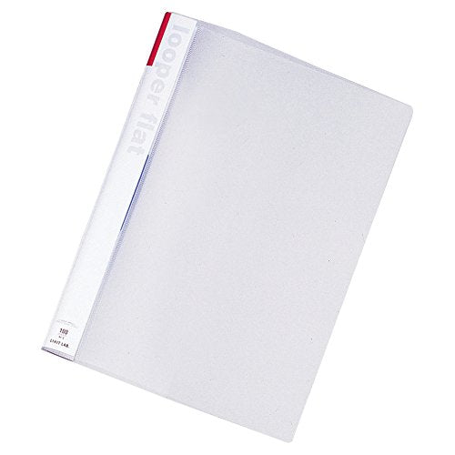 リヒトラブ ルーパーフラットファイル A4 2穴 赤 F52-3（10セット）