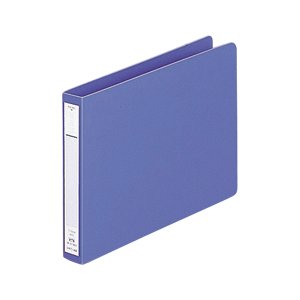 リヒトラブ パンチレスファイル A5E 藍 F374-9（10セット）