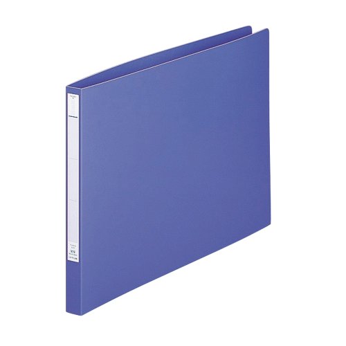 リヒトラブ パンチレスファイル F376-9 A3ヨコ 藍（10セット）