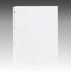 リヒトラブ クリヤーポケット〔2ポケット〕 1組=10枚入り G49140（10セット）