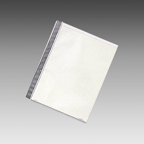 リヒトラブ クリヤーポケット A4S 2穴 1組=10枚 グレー N2008（10セット）