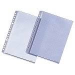 リヒトラブ クリヤーポケット 20穴（2穴共通） グレー A5E（横）型 N-2010グ [エレクトロニクス]（10セット）