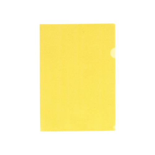 リヒトラブ クリヤーフォルダー 100枚パック G6100-17 A4 イエロー（10セット）