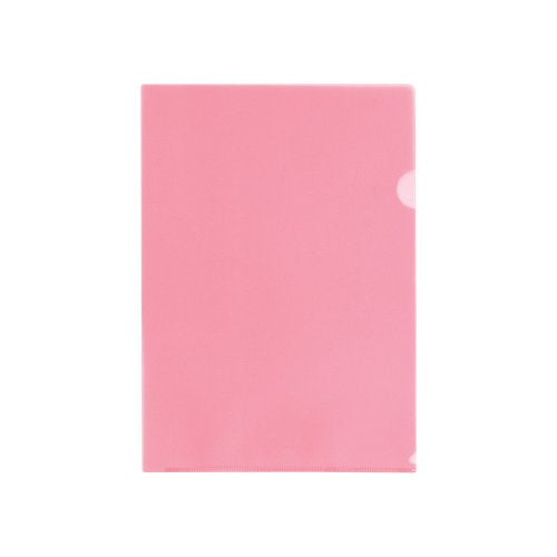 リヒトラブ クリヤーフォルダー 100枚パック G6100-18 A4 ピンク（10セット）