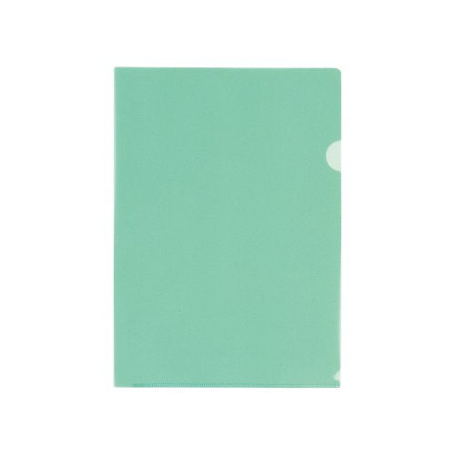 リヒトラブ クリヤーフォルダー 100枚パック G6100-19 A4 グリーン（10セット）