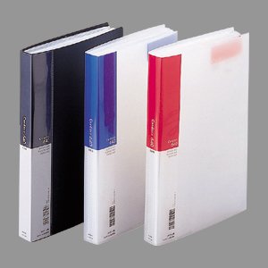 リヒトラブ 名刺ホルダー A946 A4タテ 640枚 黒（10セット）