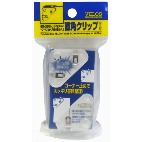ベロス 直角クリップクリア TC-90C 4976512074333（5セット）